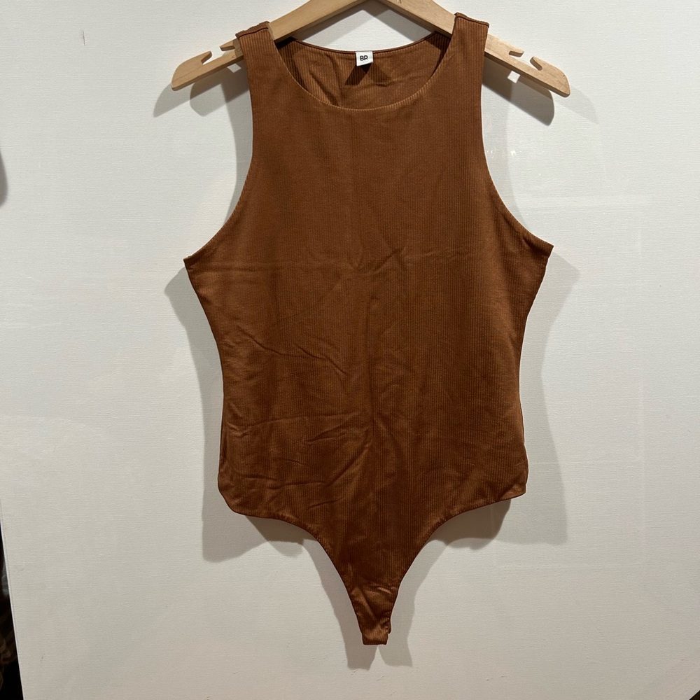 BP Brown Ribbed Top - Picture 5 of 5